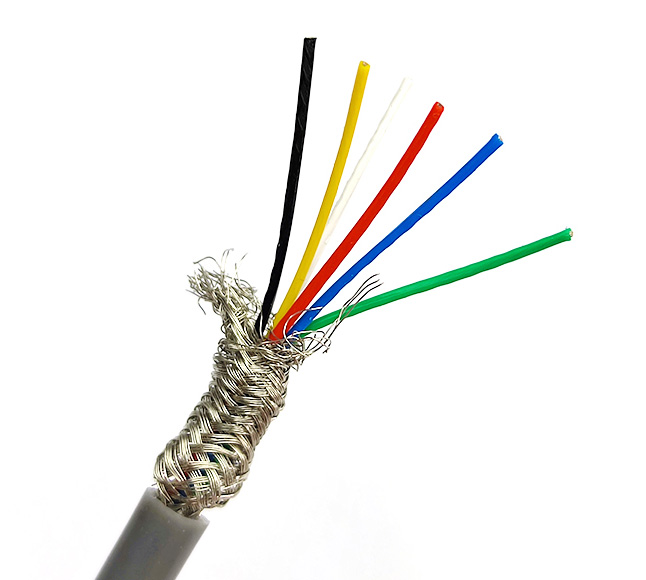 耐高温6芯屏障线铁氟龙汽车通讯屏障线